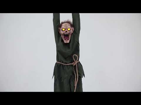 Décoration animée Zombie 1,4m Gigotante et Tremblante