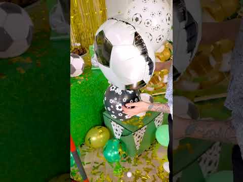 Ballon aluminium Foot party 45 cm