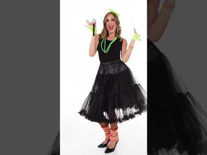 Petticoat din tul negru 65 cm