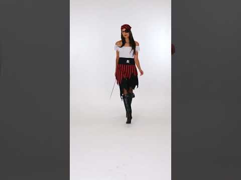 Déguisement pirate dentelé femme