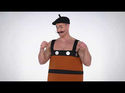 Costum de butoi de vin amuzant pentru adulți 