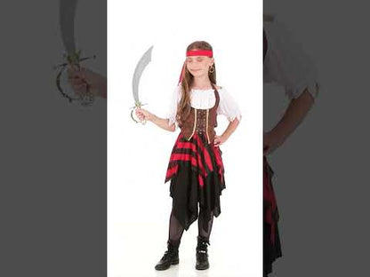 Fetiță maro și negru deghizare