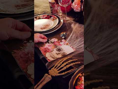 20 prosoape în schelet de flori 33 x 33 cm