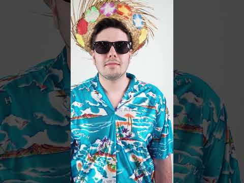 Déguisement touriste Hawaïen homme