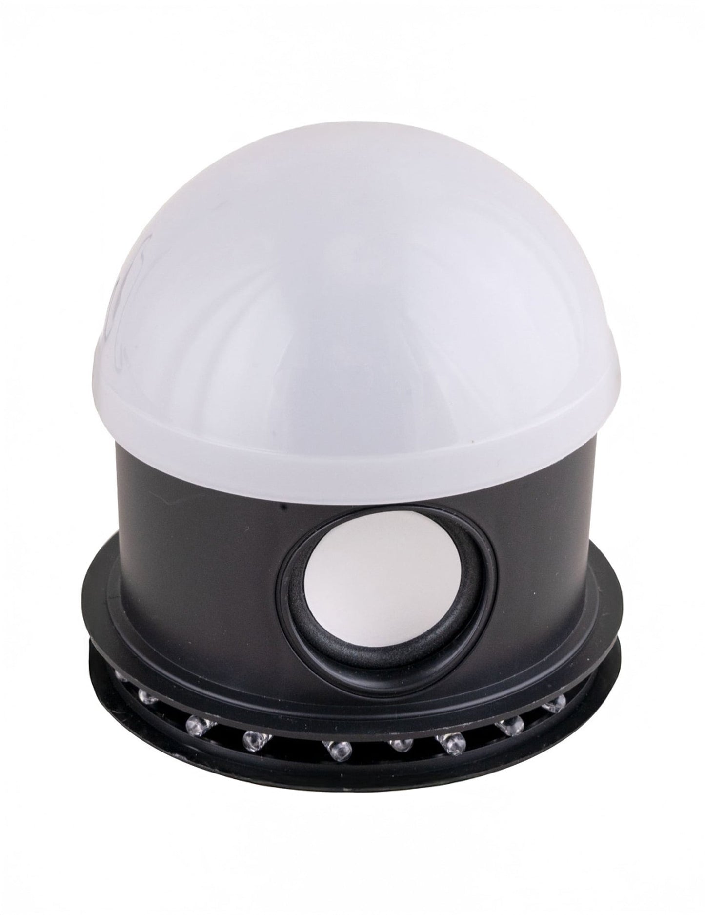 Vue de profil montrant le haut-parleur du projecteur Halloween