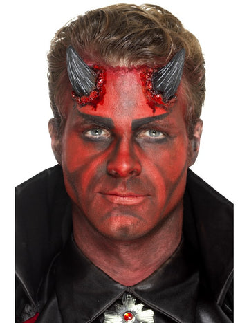 Proteza din latex a Halloween -ului Black Devil Adult
