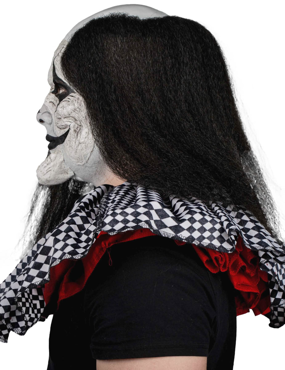 Vedere din profil a protezei pentru machiaj de clovn