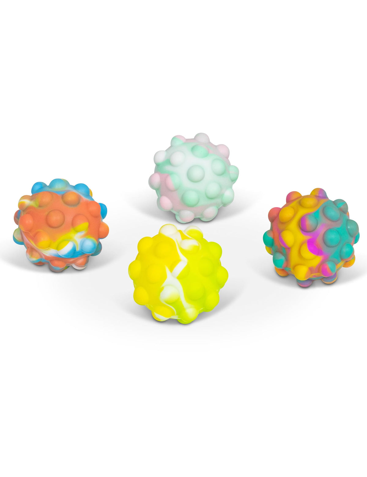 Assortiment de couleurs de la balle push poppers anti-stress