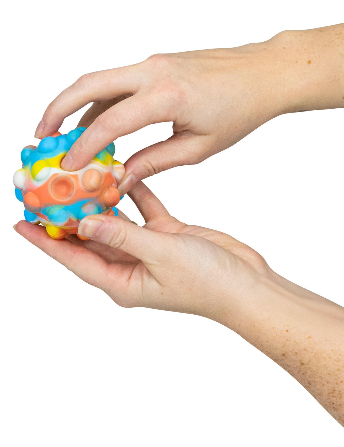 Balle push poppers anti-stress pour enfant multicolore