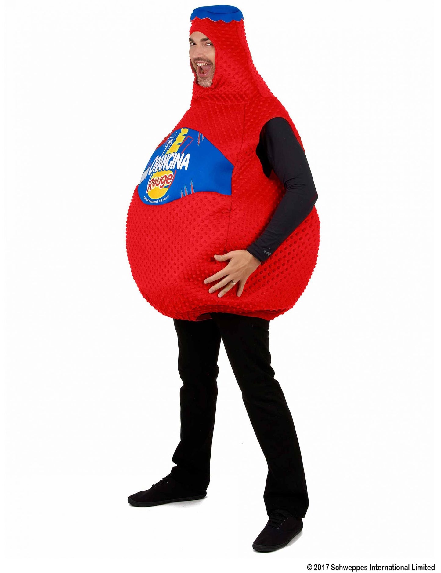Costum de sticlă roșie Orangina