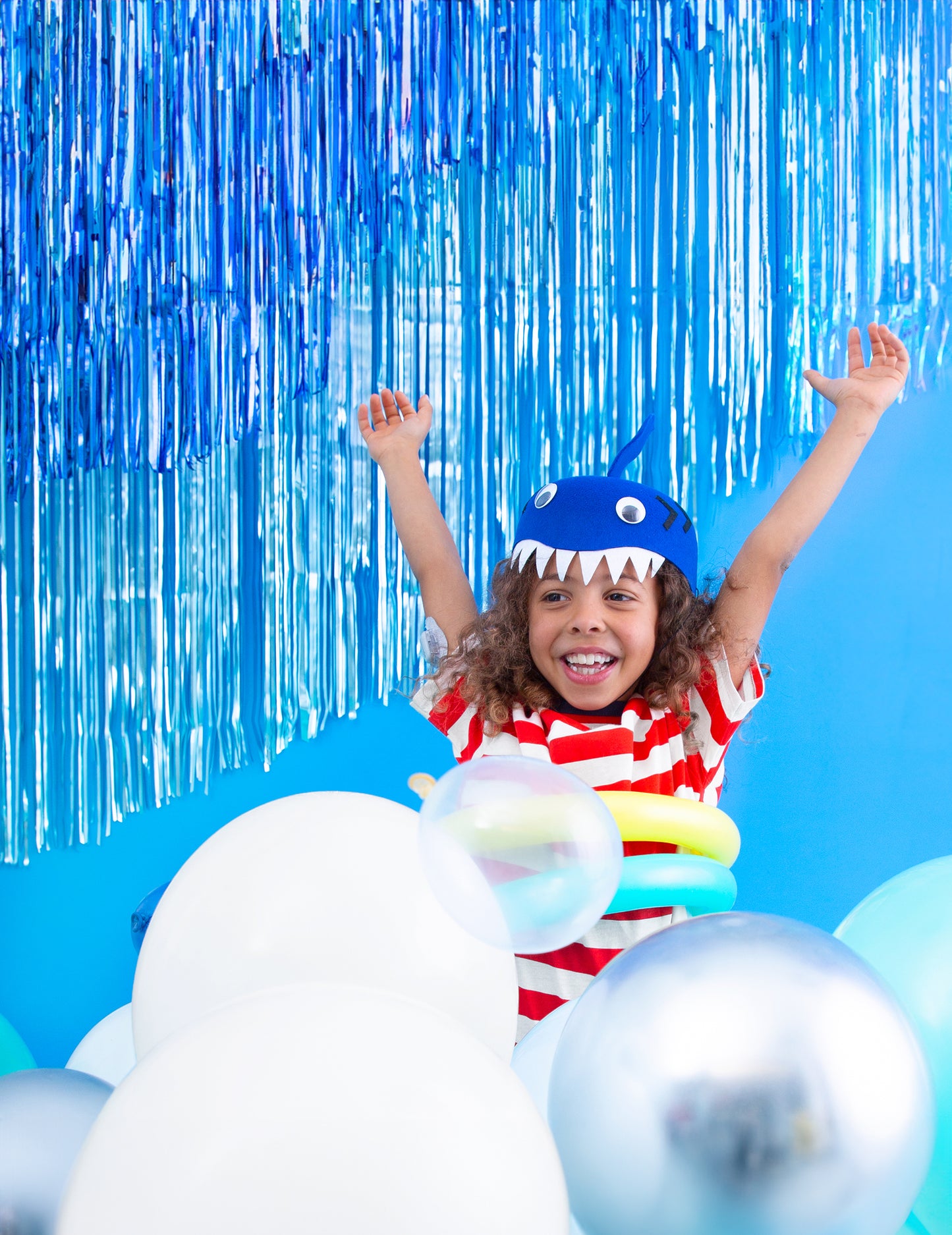 Cortină metalică albastru închis, 90 x 250 cm cm