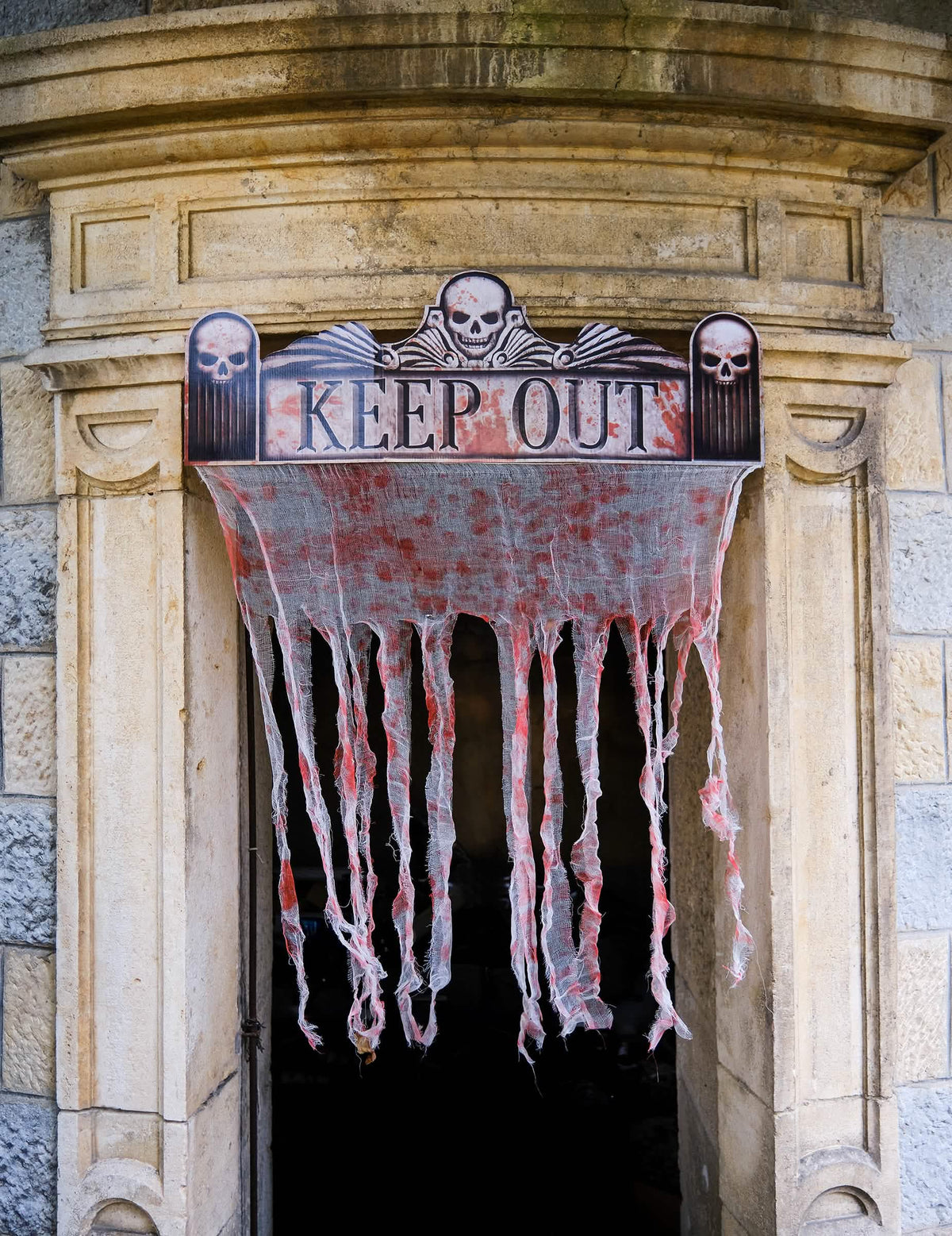 Privire de ansamblu asupra perdelei de ușă halloween