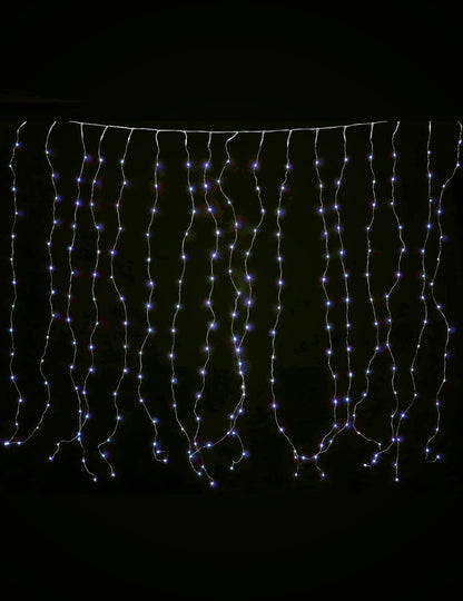 Perdea de lumină albă rece 1,7 x 0,5 m 90 LED