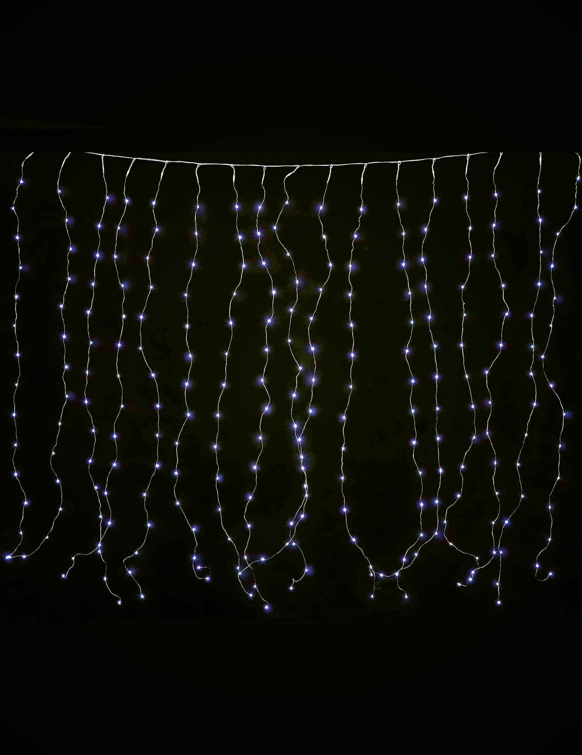 Perdea luminoasă alb rece pentru decorațiuni, 90 leduri, 8 moduri