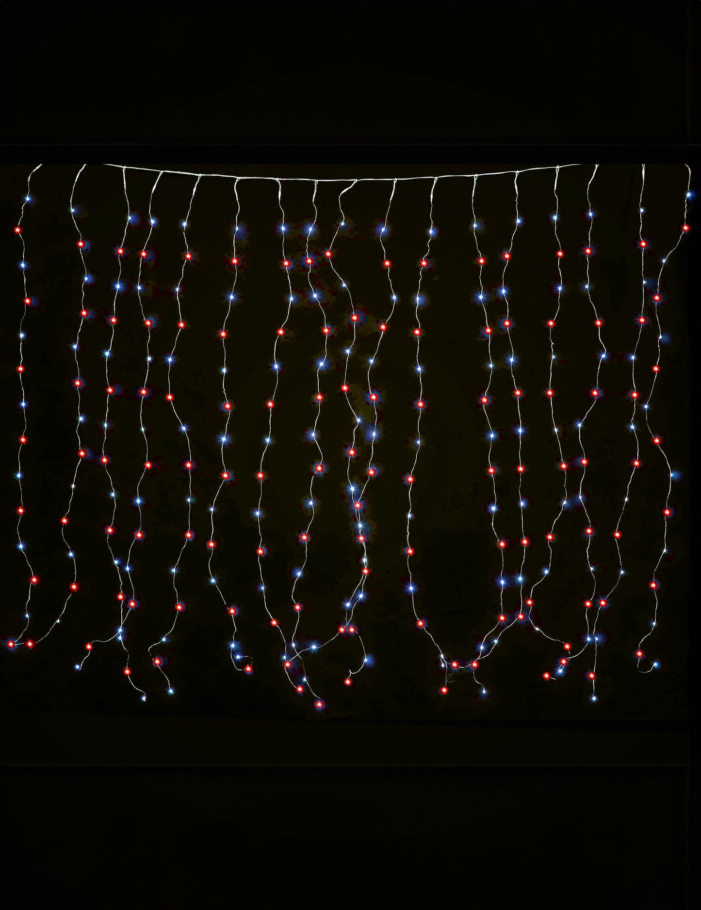 Perdea de lumină multicoloră 1,7 x 0,5 m 90 LED