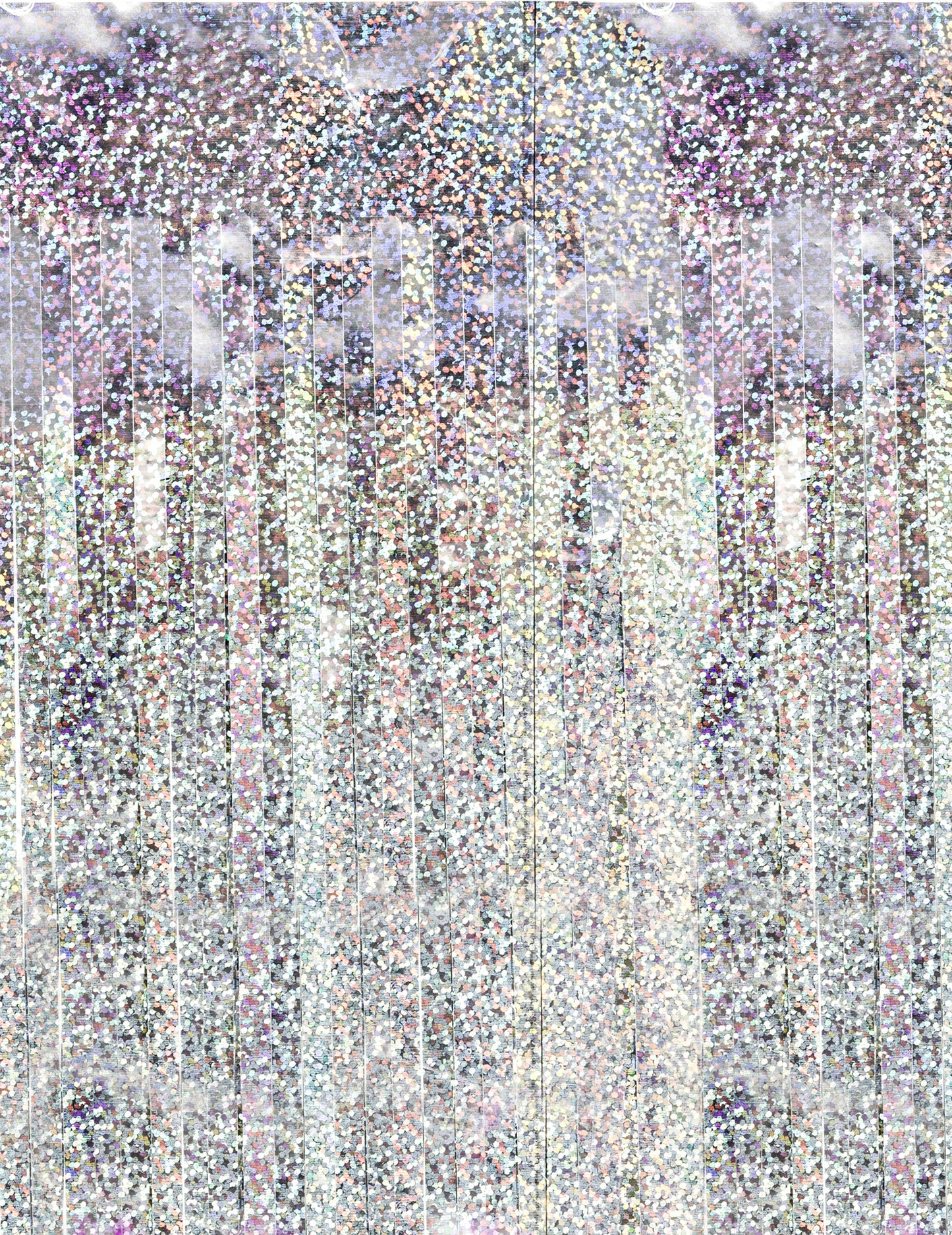 Perdea holografică de scinting 90 x 250 cm
