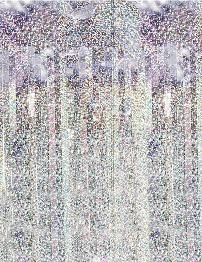 Perdea holografică de scinting 90 x 250 cm