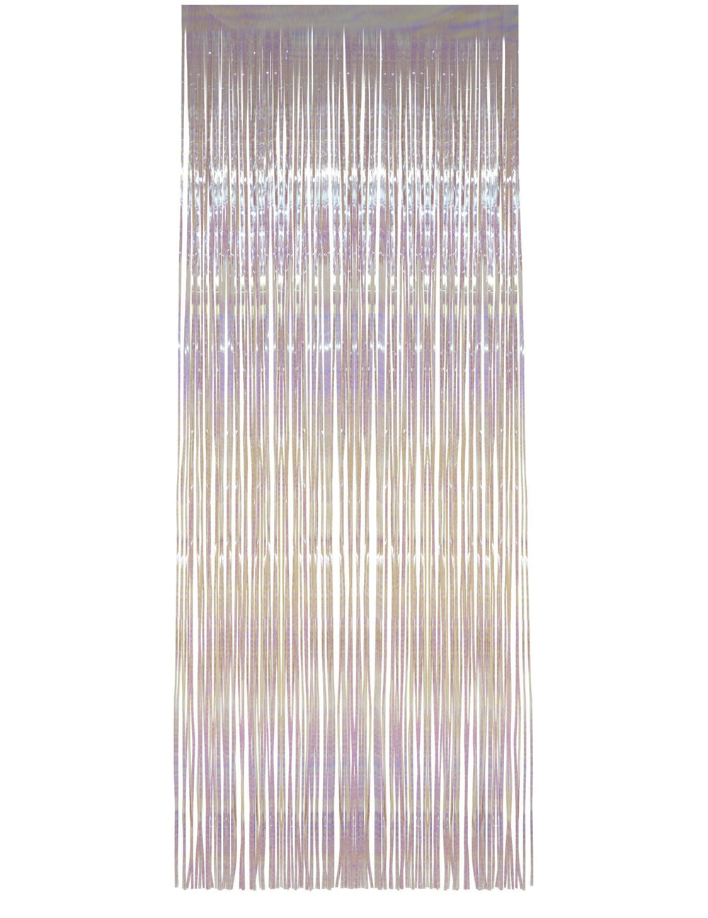 Rideau scintillant pour décoration blanc irisé