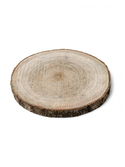 Rondin de bois naturel pour décoration avec écorce