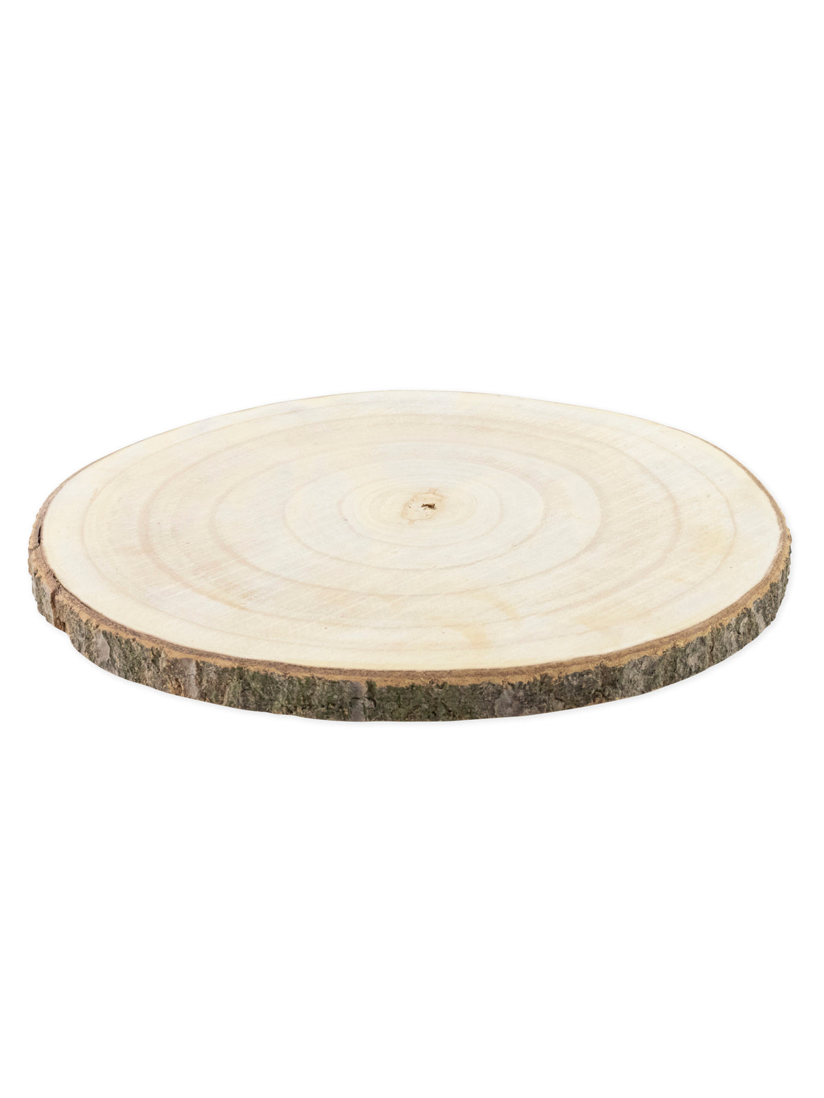 Rondin de bois naturel pour décoration en bois clair avec écorce
