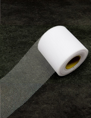 Rolă de tul alb, 20 de metri și 8 cm