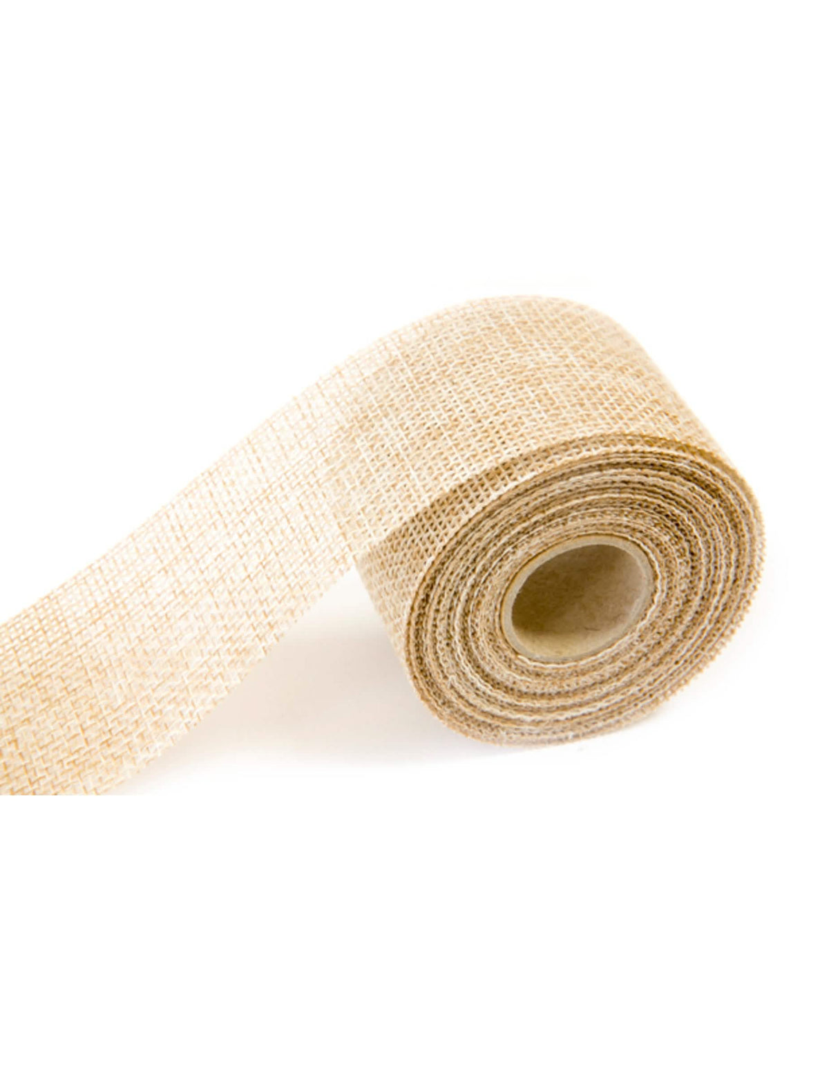 Panglică cu efect de iută pentru decor rustic natural