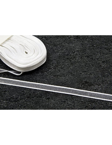 Organza fină panglică albă 10 m