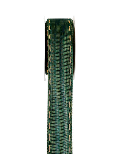 Panglică verde brad 2,5 cm x 3 m