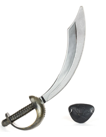 Sabre și ascunde ochi de pirat din plastic