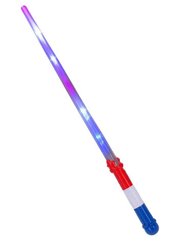 Sabie luminoasă tricoloră 65 cm 
