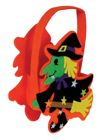 Pungă de bomboane cu vrăjitoare de Halloween