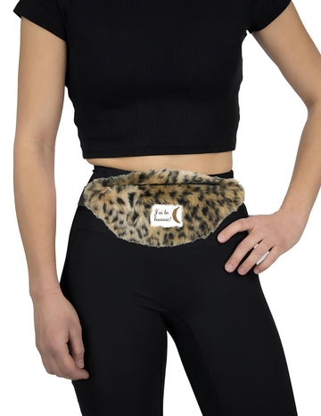 borsetă cu imprimeu de leopard