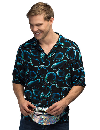 Borsetă holografică argintie