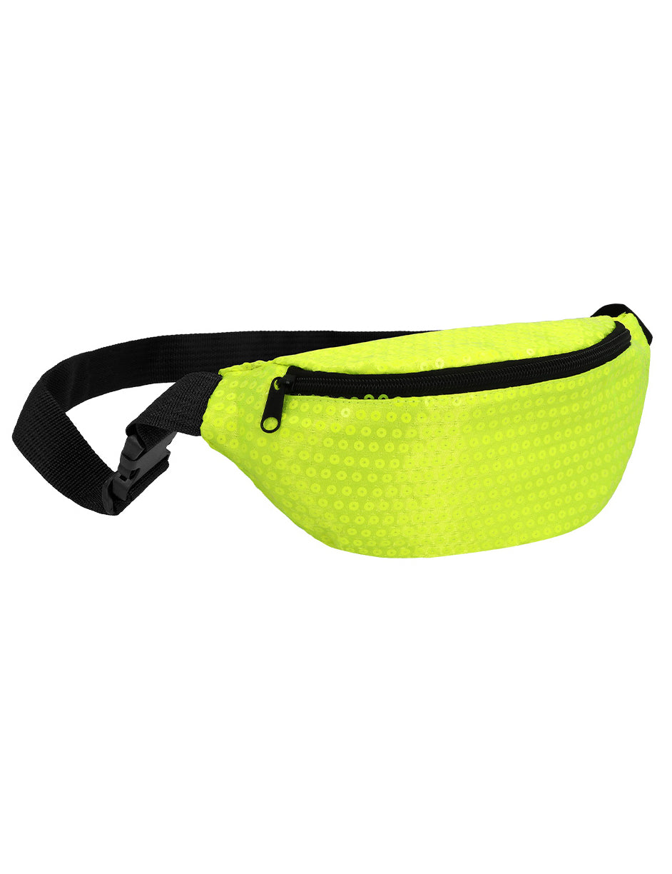 Geantă de banană galbenă fluo