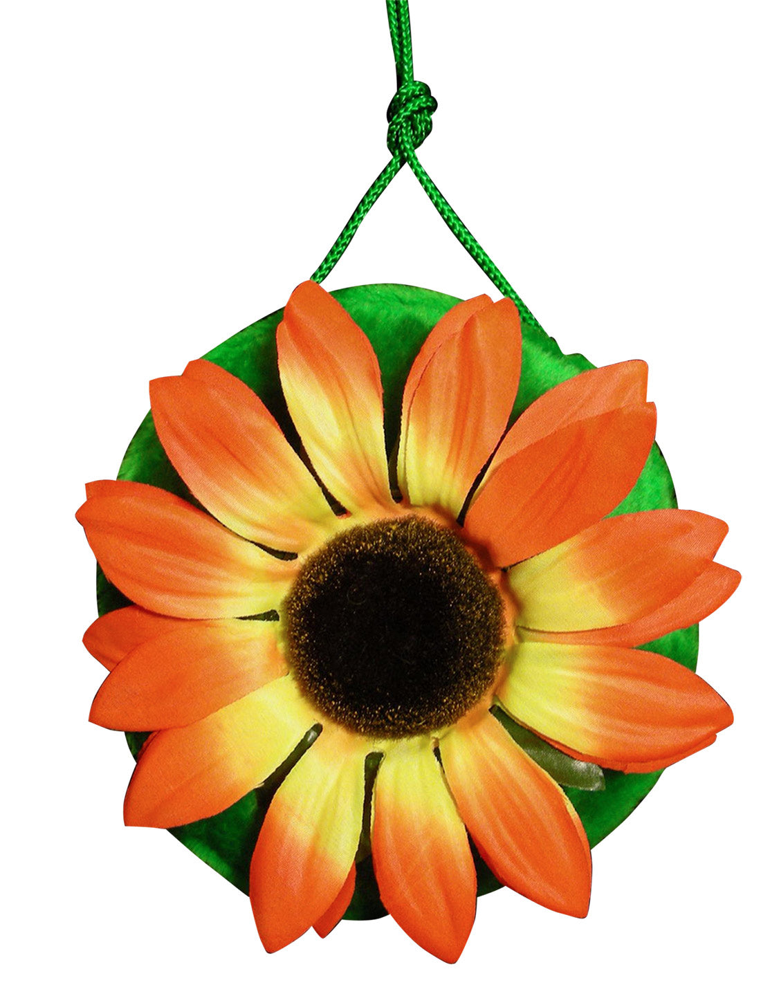 Geantă de hippie verde cu floare