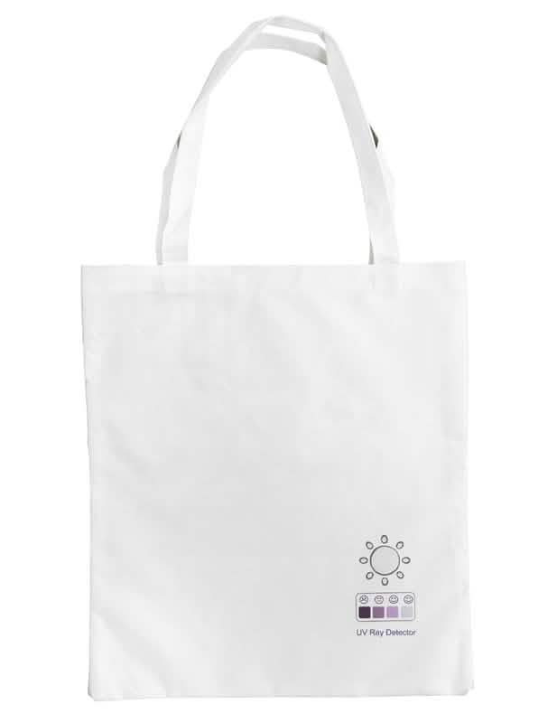 Détail du détecteur de rayons UV du sac indicateur UV