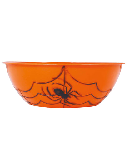 Bol de bomboane de plastic portocaliu de Halloween