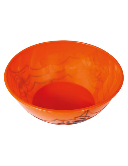Bol de bomboane de plastic portocaliu de Halloween