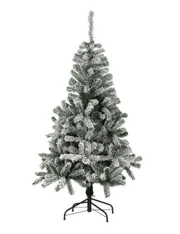 Brad de Crăciun artificial de lux cu efect de zăpadă 210 cm realist și stabil