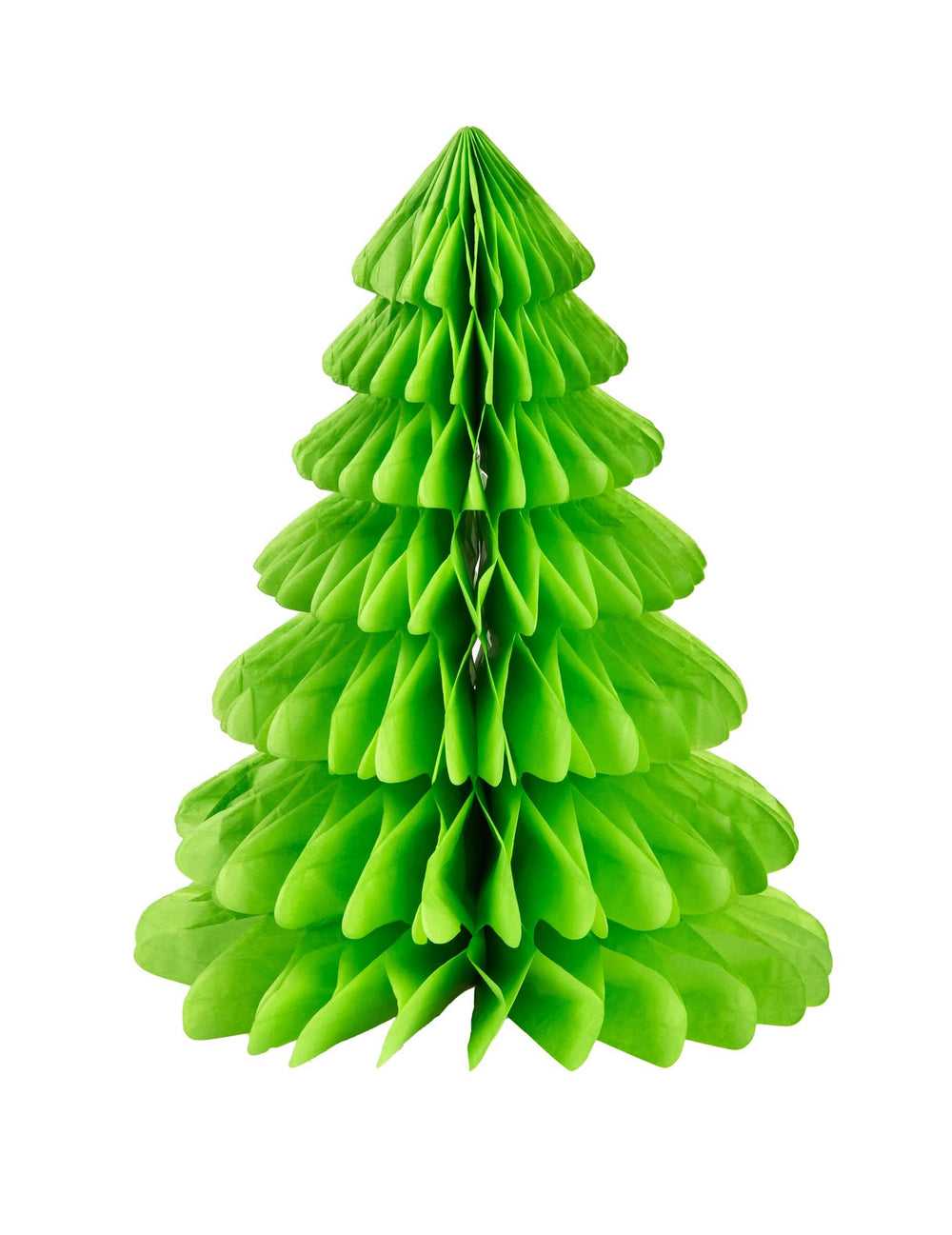brad de crăciun din hârtie pentru decorațiune verde fagure