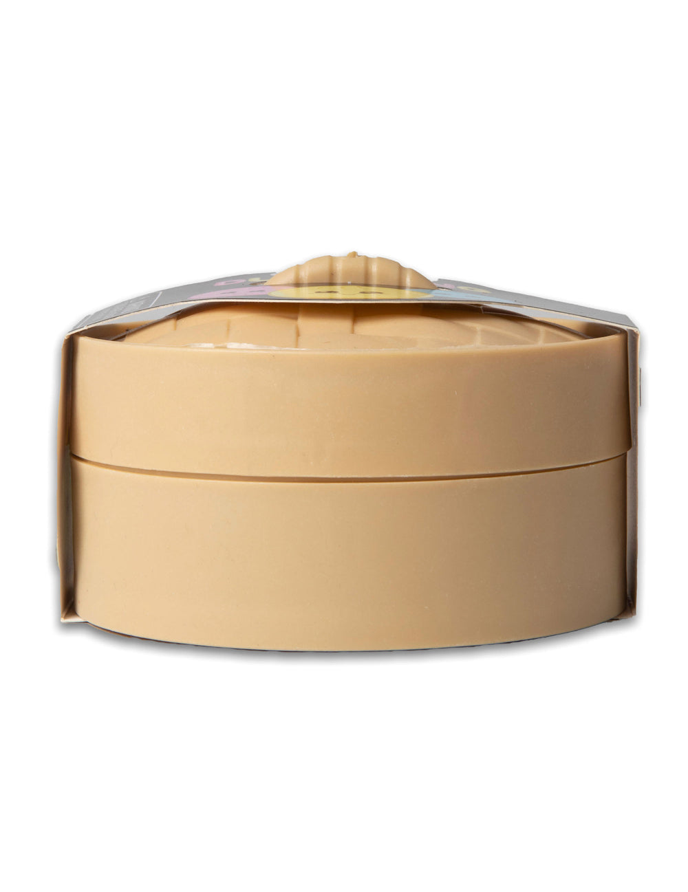 Vue de profil du panier vapeur de la balle anti stress Scrunchems Bao