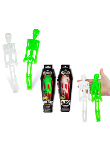 Jucărie schelet elastică Scrunchems, care strălucește în întuneric