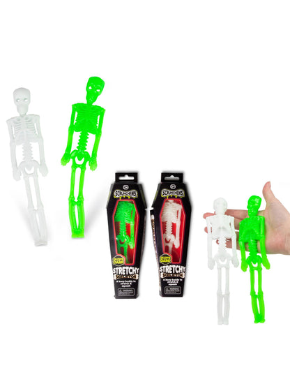 Jucărie schelet elastică Scrunchems, care strălucește în întuneric