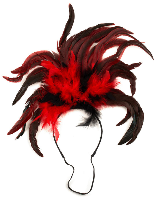 Serre-tête cabaret plumes adulte