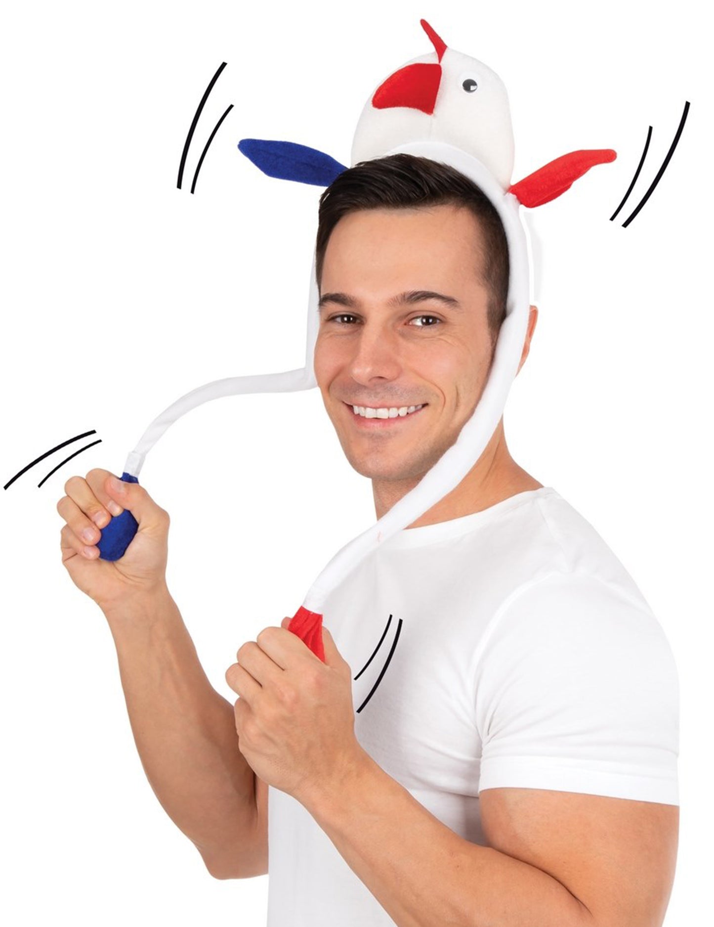 COQ Headband cu aripi mobile pentru adulți
