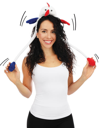 COQ Headband cu aripi mobile pentru adulți