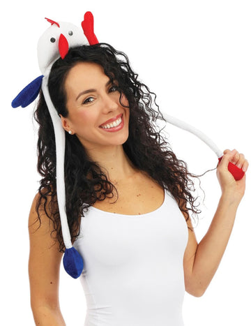 COQ Headband cu aripi mobile pentru adulți