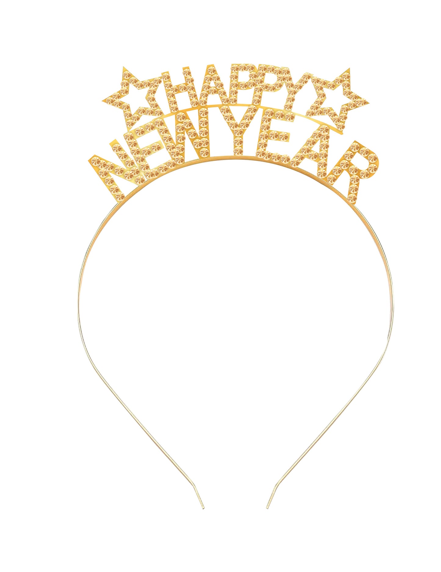 Bandă de păr cu strasuri pentru adulți, Anul Nou fericit