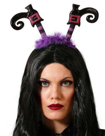 Banda de picioare pentru vrăjitoare purpuriu pentru adulți