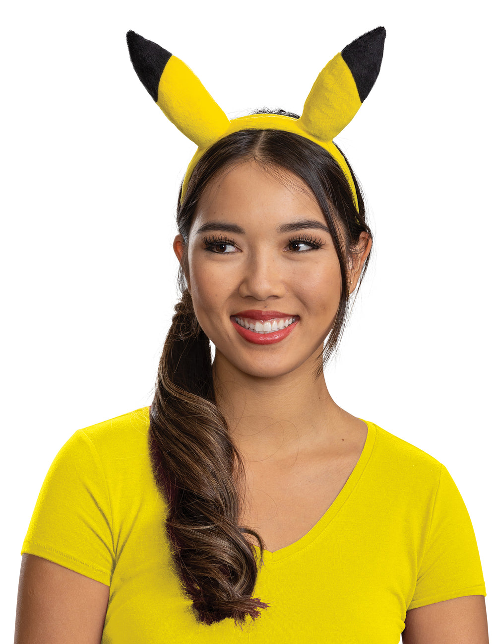 Vue de profil du serre tête Pikachu pokémon